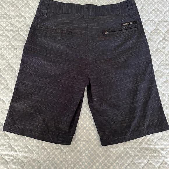 Casual shorts, Tilly’s, Nitrous Black, Youth 12. black w/ light striping - Picture 2 of 3
